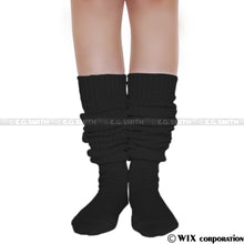 画像をギャラリービューアに読み込む, E.Gスミス ルーズソックス 60cm丈 ブラック(黒) E.G.SMITH EGL500115