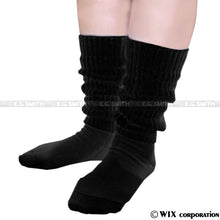 画像をギャラリービューアに読み込む, E.Gスミス ルーズソックス 34cm丈 ブラック(黒) E.G.SMITH EGL500114