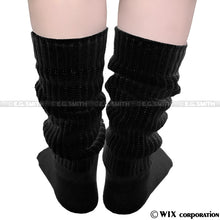 画像をギャラリービューアに読み込む, E.Gスミス ルーズソックス 34cm丈 ブラック(黒) E.G.SMITH EGL500114