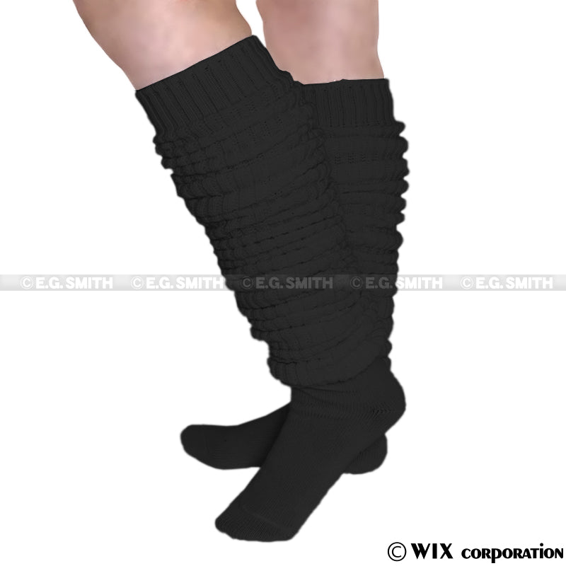 E.Gスミス ルーズソックス 110cm丈 ブラック（黒） E.G.SMITH