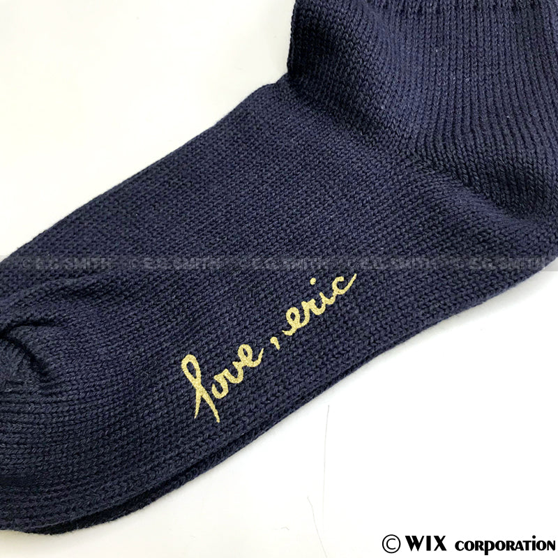 E.Gスミス ルーズソックス 110cm丈 ネイビー（紺） E.G.SMITH